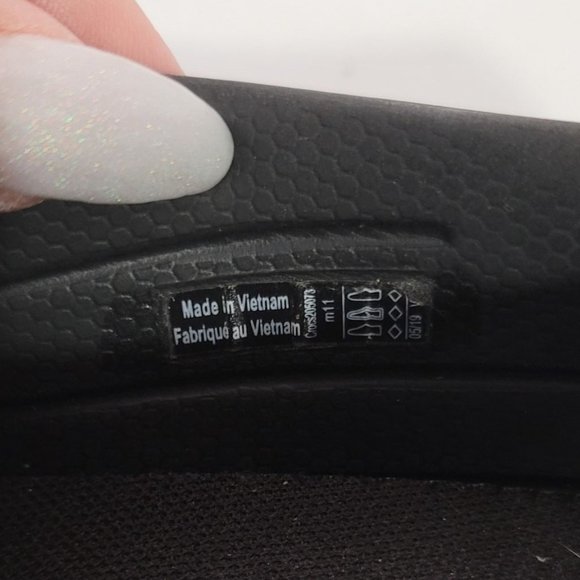 CROCS On The Clock Work Mens Size 11 Black Slip On Comfort Clogs Shoes black - Picture 7 of 9